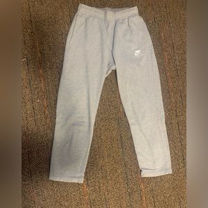 Grey nike joggers size small